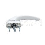 POIGNEE DE FENETRE ALUM 8 PST BLANC GEVISS